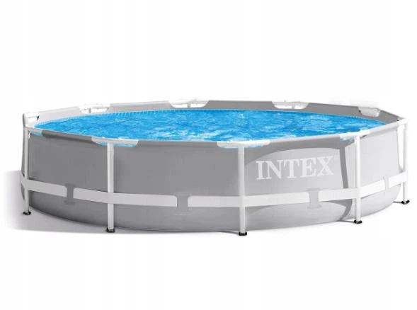 Каркасный бассейн Intex с насосом-фильтром, лестницей, стремянкой, тентом и подстилкой, в коробке (26720) - изображение 2