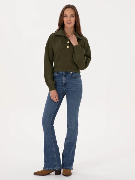 Джинсы Клеш женские Pierre Cardin G022SZ080-000-2385772(Mavi) 36 Синие (8683859631056) - изображение 4