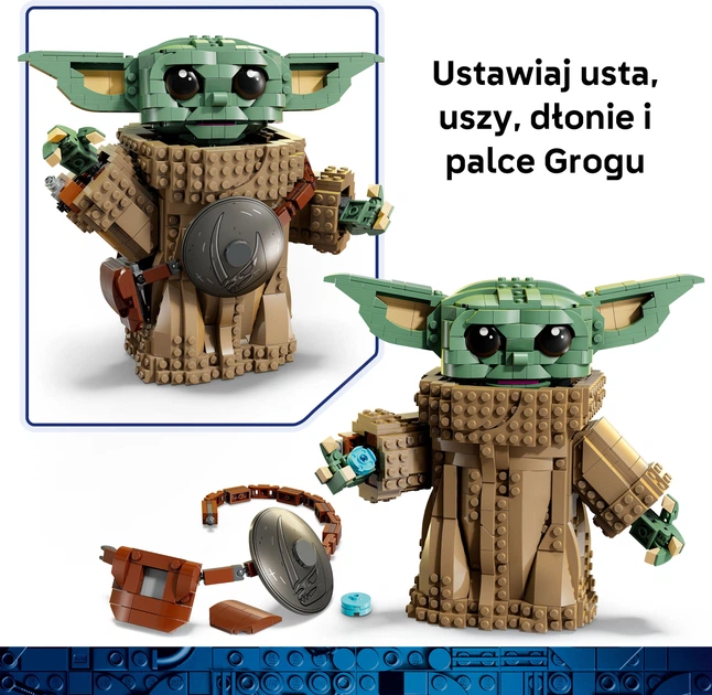 Zestaw klocków LEGO Star Wars Grogu - uczeń Mandalorianina 1200 elementów (75446) - obraz 6