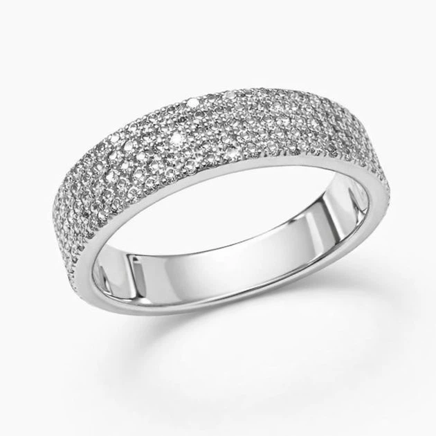 Кольцо серебряное дорожка с фианитами Silver Style 16 р. (11111.10 sku:2300103635207) - изображение 3