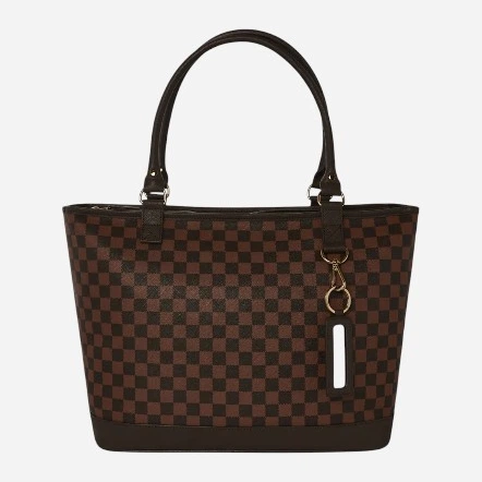 Torebka shopper damska duża Sprayground Spec Ops Pixel Emboss 910T7455NSZ Brązowa (800070340842) - obraz 2