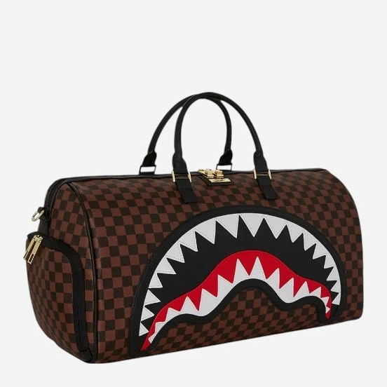 Torba podróżna Sprayground Sawtooth Sharks In Paris 910D7836NSZ Brązowa (800070347815) - obraz 3