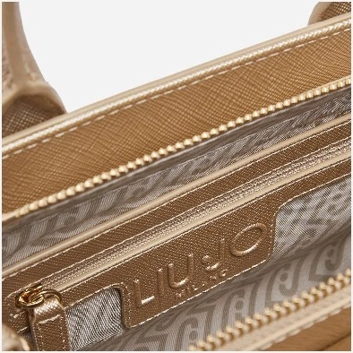 Сумка крос-боді жіноча зі штучної шкіри маленька Liu Jo AA6150ES029 90048 Золотиста (800070353790) - зображення 6