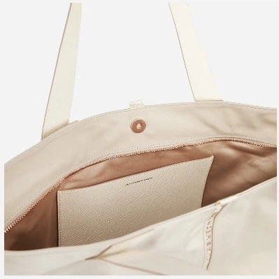 Torebka shopper damska materiałowa duża ALEXANDER SMITH Lauren Medium ABBDLRWM-B171-SND Mleczna (800070355438) - obraz 5