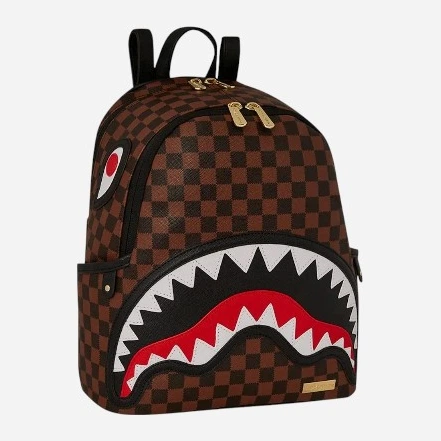 Plecak miejski Sprayground Sawtooth Sharks In Paris Savage 910B7833NSZ Brązowy (800070347826) - obraz 3