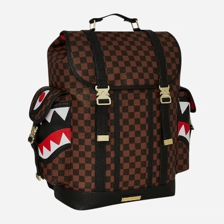 Plecak miejski Sprayground Sawtooth Sharks In Paris Monte Carlo 910B7834NSZ Brązowy (800070347825) - obraz 3
