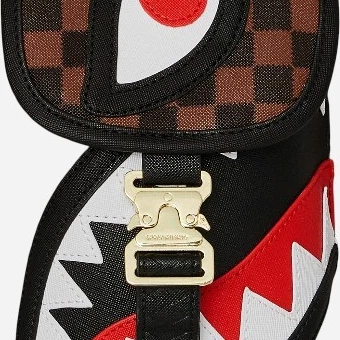 Plecak miejski Sprayground Sawtooth Sharks In Paris Monte Carlo 910B7834NSZ Brązowy (800070347825) - obraz 6