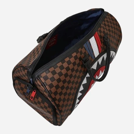 Torba podróżna Sprayground Machine Francaise 910D7490NSZ Brązowa (800070340828) - obraz 6