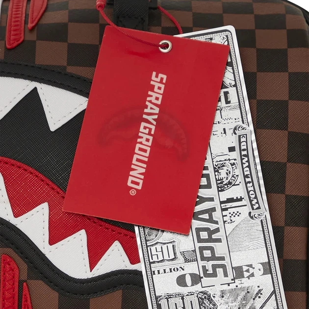 Torba podróżna Sprayground Machine Francaise Mini 910D7491NSZ Brązowa (800070340830) - obraz 8