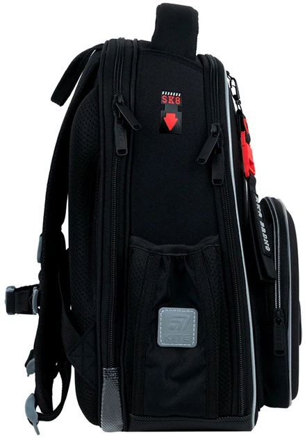 Рюкзак ортопедичний Kite Education Break the Rules каркасний 38x30x14 см 12 л Чорний (K26-556M-5) - Фото 4 Рюкзак ортопедичний Kite Education Break the Rules каркасний 38x30x14 см 12 л Чорний (K26-556M-5) - зображення 4