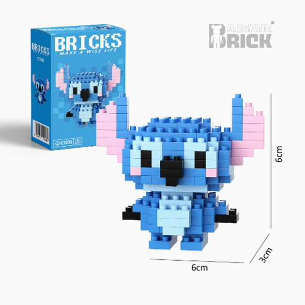 Конструктор Bricks мини-конструктор Mini Stitch коллекционные брикс фигурки mini 3д для детей взрослых из мультфильма лилу и стич - Фото 5 Конструктор Bricks мини-конструктор Mini Stitch коллекционные брикс фигурки mini 3д для детей взрослых из мультфильма лилу и стич - изображение 5