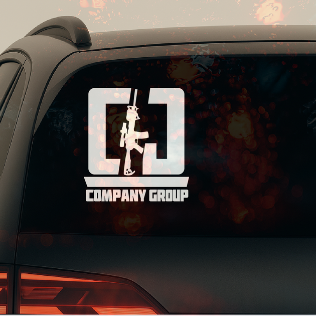 Наклейка на авто "«Company Group" компани групп 20см — виниловый стикер, декор на машину, водостойкая - изображение 2