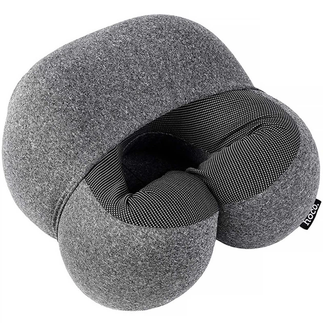 Подушка HX70 Neck Fitting memory foam Black Hoco (teh0029930) - Фото 4 Подушка HX70 Neck Fitting memory foam Black Hoco (teh0029930) - изображение 4