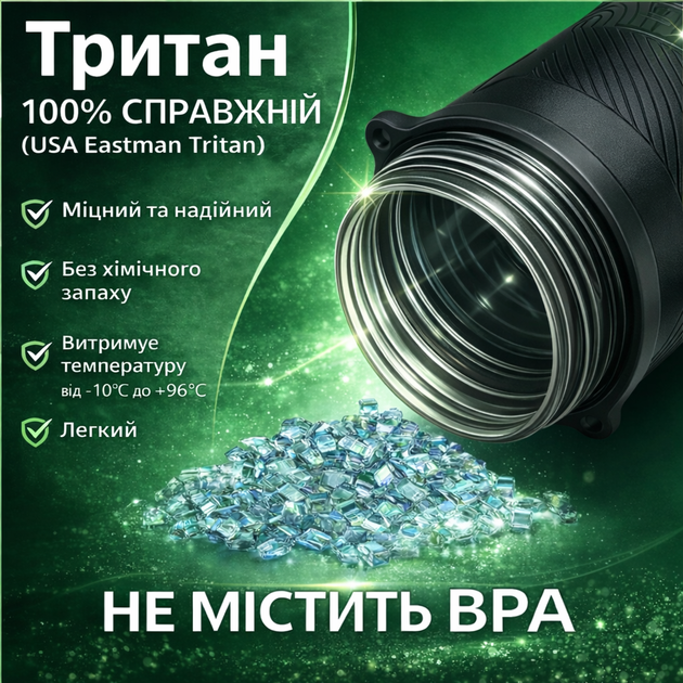 Кружка для кофе и чая с собой 550 мл KANGZYUAN, стакан для воды из тритана с крышкой, черная - изображение 5