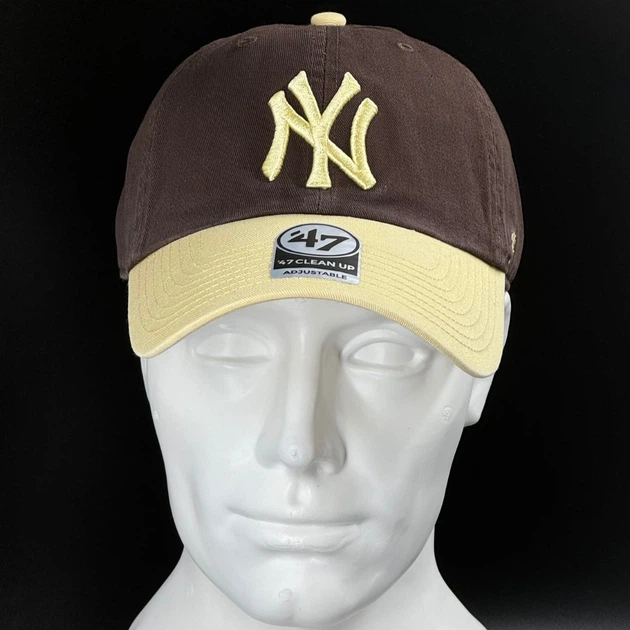 Коричнева кепка 47 brand New York Yankees CLEAN UP B-NLTRG17GWS-BWA - зображення 8
