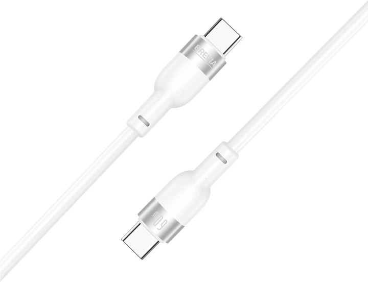 Кабель Brevia Type-C to Type-C 60W 1.2 м White box (52120WCCC1) - зображення 2