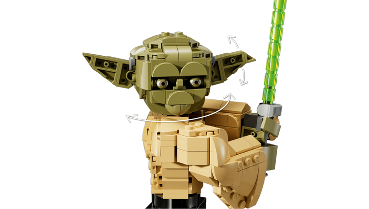 Конструктор Lego Бюст Йоды Star Wars 75438 - изображение 6