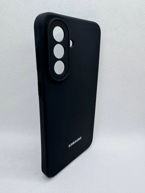 Чохол Silicone Full Cover для Samsung Galaxy A37 Чорний - зображення 3
