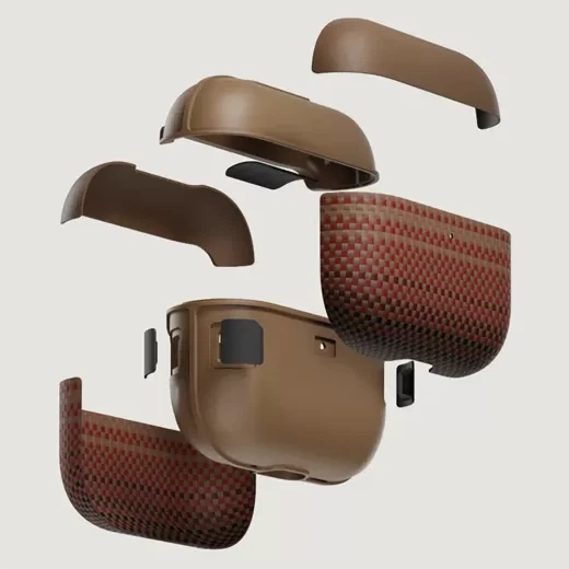 Карбоновий чохол Pitaka Aramid Fiber Magnetic Case Sunset для AirPods Pro 3 (2025) (APM2502) - Фото 4 Карбоновий чохол Pitaka Aramid Fiber Magnetic Case Sunset для AirPods Pro 3 (2025) (APM2502) - зображення 4
