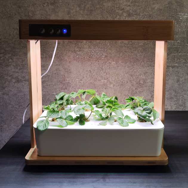 Гидропонная система для дома и офиса / для выращивания зелени и салата Eco Grower 2 8 корзин, 24Вт, 3 л - изображение 3