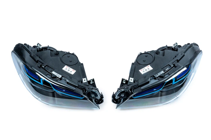 Передние фары Full LED G30 Laser в стиле LCI (2010-2013, 2 шт.) для BMW 5 серия F10/F11 2010–2016 гг - изображение 4