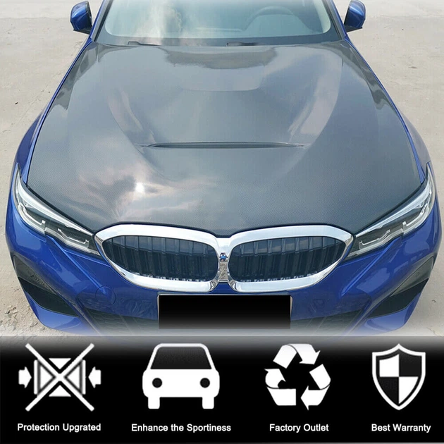 Карбоновый капот (V1) для BMW 3 серия G20/G21 2018- гг - Фото 2 Карбоновый капот (V1) для BMW 3 серия G20/G21 2018- гг - изображение 2