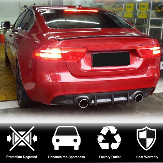 Дифузор заднього бампера V2 (2015-2019, Карбон) для Jaguar XE 2016- рр - Фото 3 Дифузор заднього бампера V2 (2015-2019, Карбон) для Jaguar XE 2016- рр - зображення 3