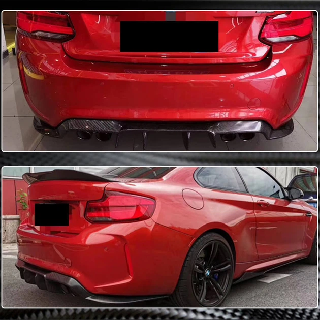 Дифузор заднього бампера V2 (для F87 M2/M2С, Карбон) для BMW 2 серія F22/F23 2014-2021 рр - зображення 9