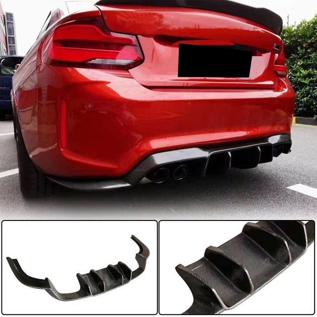 Задний диффузор V1 для F87 M2/M2C, Карбон для BMW 2 серия F22/F23 2014-2021 гг - Фото 1 Задний диффузор V1 для F87 M2/M2C, Карбон для BMW 2 серия F22/F23 2014-2021 гг - изображение 1