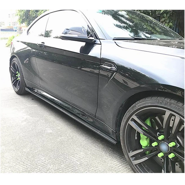 Накладки на пороги V2 (для F87, Карбон) для BMW 2 серия F22/F23 2014-2021 гг - изображение 3