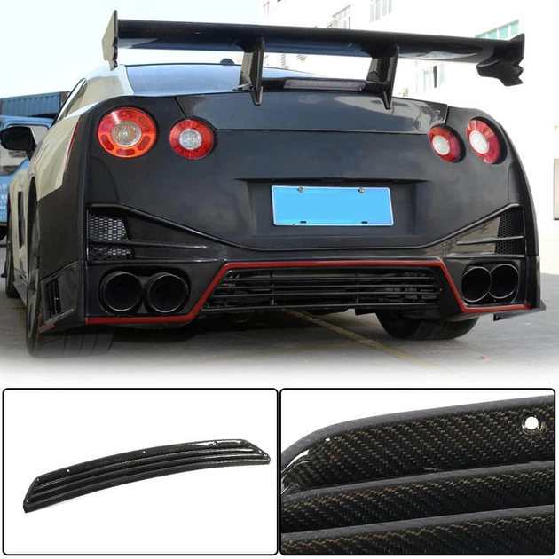 Дифузор заднього бампера (2009-2015, Карбон) для Nissan GT-R рр - Фото 1 Дифузор заднього бампера (2009-2015, Карбон) для Nissan GT-R рр - зображення 1
