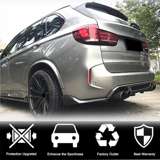 Задний диффузор V2 (для F86, Карбон) для BMW X6 F16 2014-2019 гг - изображение 2