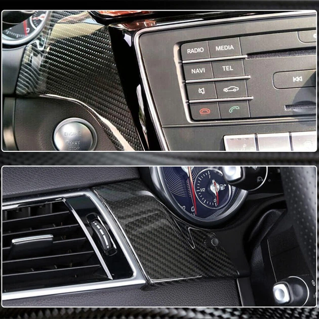 Карбонові вставки в салон (Карбон) для Mercedes GLE coupe C292 2015-2019 рр - зображення 5