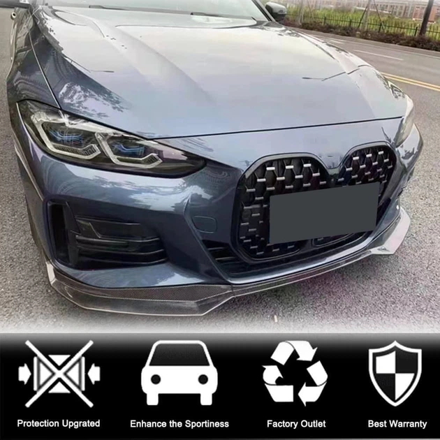 Передний лип-спойлер V1 для G22/G23 M-Sport, Карбон для BMW 4 серия G22/23/26 2020- гг - изображение 2