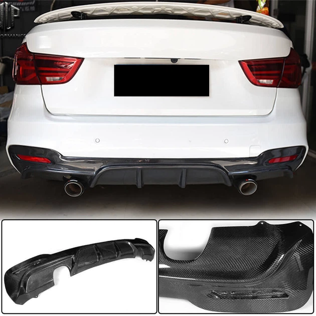 Диффузор заднего бампера V2 для M-Sport, Карбон для BMW 3 серия F34 2013–2020 гг - Фото 2 Диффузор заднего бампера V2 для M-Sport, Карбон для BMW 3 серия F34 2013–2020 гг - изображение 2