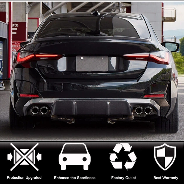 Диффузор заднего бампера V2 (для G26 M-Sport, Карбон) для BMW 4 серия G22/23/26 2020- гг - Фото 2 Диффузор заднего бампера V2 (для G26 M-Sport, Карбон) для BMW 4 серия G22/23/26 2020- гг - изображение 2