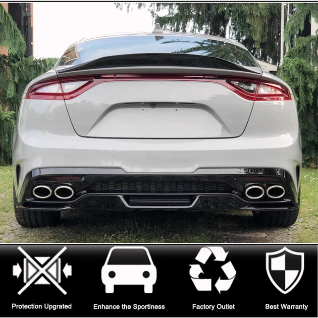 Спойлер V2 (Карбон) для Kia Stinger 2017-2023 гг - Фото 2 Спойлер V2 (Карбон) для Kia Stinger 2017-2023 гг - изображение 2