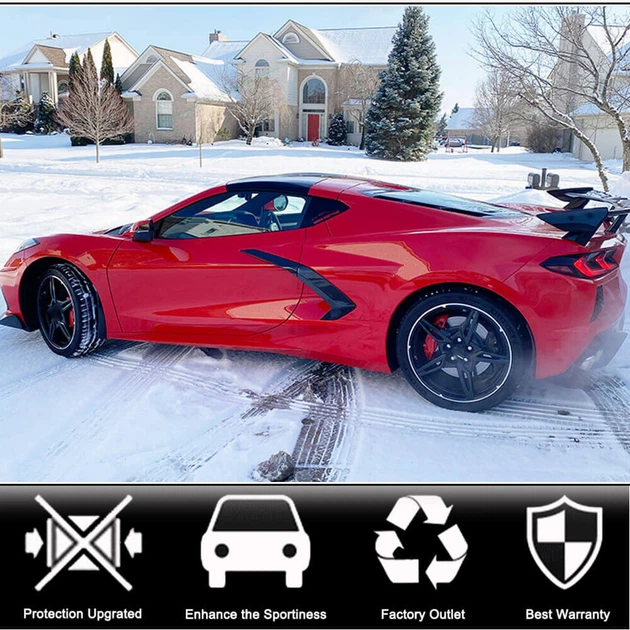 Накладки на задні крила (2019-2022, Карбон) для Chevrolet Corvette C8 2019- рр - зображення 2