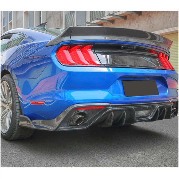 Дифузор заднього бампера V1 (2018-2021, Карбон) для Ford Mustang рр - зображення 2