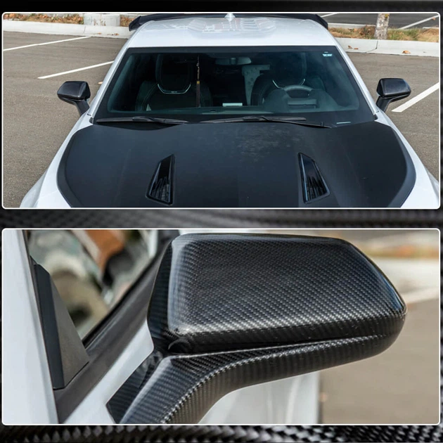 Накладки на дзеркала (2015-2019, Карбон) для Chevrolet Camaro 2015- рр - Фото 3 Накладки на дзеркала (2015-2019, Карбон) для Chevrolet Camaro 2015- рр - зображення 3