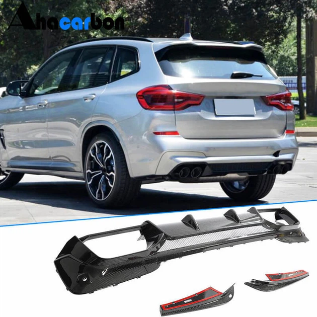 Дифузор заднього бампера V1 (для F97 2018-2021, Карбон) для BMW X3 G01 2018- рр - зображення 8