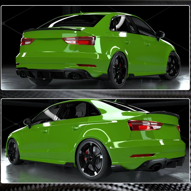 Диффузор заднего бампера V1 (для RS3 Sedan 2017-2019, Карбон) для Ауди A3 - Фото 4 Диффузор заднего бампера V1 (для RS3 Sedan 2017-2019, Карбон) для Ауди A3 - изображение 4