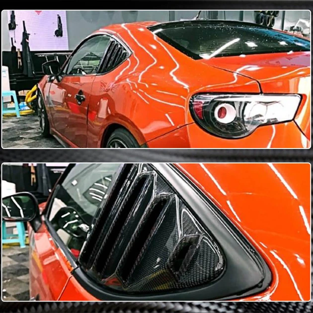 Накладки на задние окна (карбон) для Subaru BRZ 2012-2021 гг - изображение 5