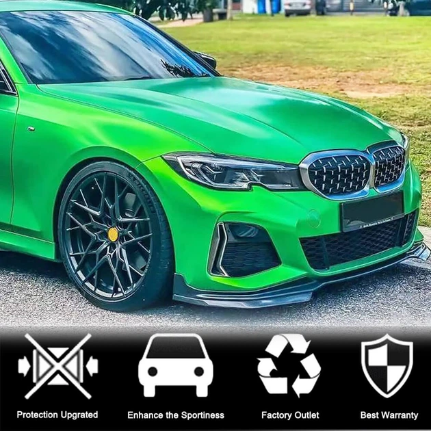Передний лип-спойлер V3 для M-Sport 2018-2022, Карбон для BMW 3 серия G20/G21 2018- гг - Фото 2 Передний лип-спойлер V3 для M-Sport 2018-2022, Карбон для BMW 3 серия G20/G21 2018- гг - изображение 2