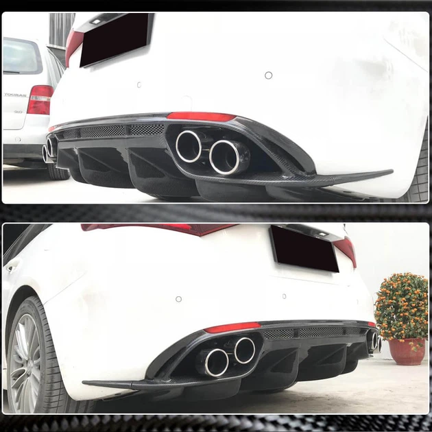 Дифузор заднього бампера V1 (для Base, Карбон) для Alfa Romeo Giulia 2016-2022 рр - зображення 3