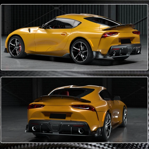 Спойлер V2 (Карбон) для Toyota Supra 2019- гг - Фото 4 Спойлер V2 (Карбон) для Toyota Supra 2019- гг - изображение 4