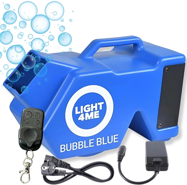 Wytwornica baniek mydlanych Light4Me BUBBLE BLUE (5907780147770) - obraz 5