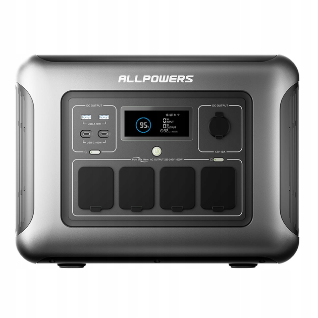 Портативна зарядна станція Allpowers R1500 Lite 1600W 1056 Wh - изображение 6