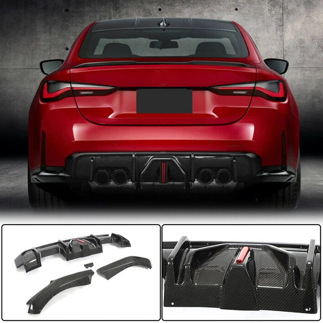 Дифузор заднього бампера V4 (для G82/G83, Карбон) для BMW 4 серія G22/23/26 2020- рр - Фото 1 Дифузор заднього бампера V4 (для G82/G83, Карбон) для BMW 4 серія G22/23/26 2020- рр - зображення 1