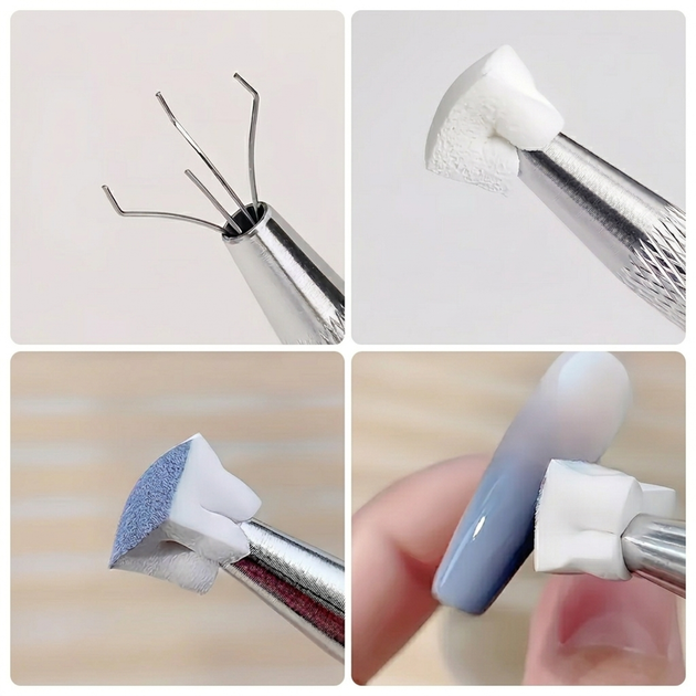 Набір для омбре скретч-ручка зі спонжами - зображення 3